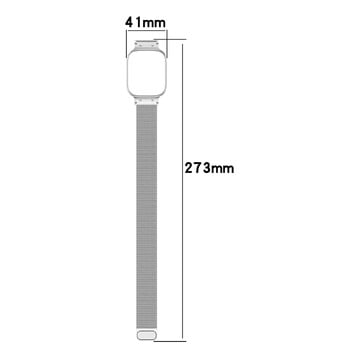 Milanese Strap For Redmi Watch 3 Active Metal Correa Stainles Steel Μαγνητικό βραχιόλι Αξεσουάρ ρολογιού με πλαίσιο ρολογιού