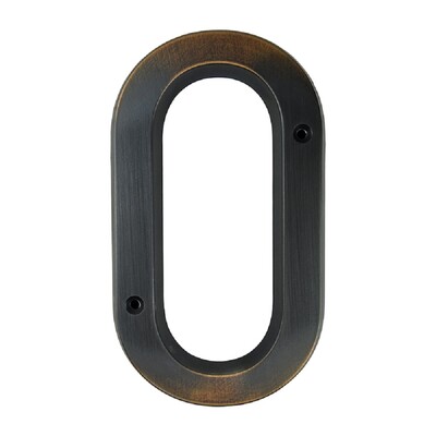 1 db 6"-os 152 mm-es külső házszám öregített bronz cinkötvözetből készült szám és fém címtábla, kültéri ajtó száma 0-9