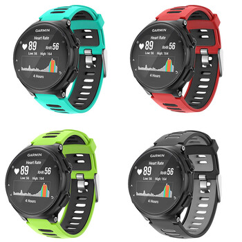 Λουράκι από καουτσούκ για Garmin Forerunner 735XT 735 220 230 235 620 630 Βραχιόλι έξυπνου ρολογιού Αντικατάσταση αθλητικού βραχιολιού Approach S20 S5 S6