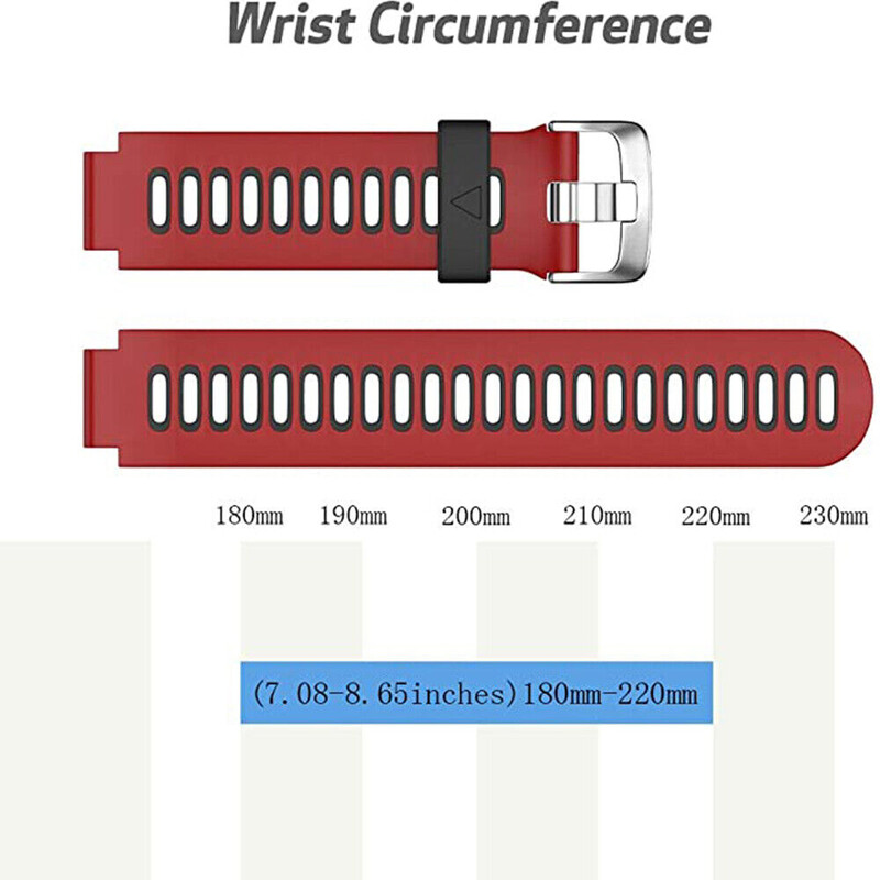 Gumiszíj Garmin Forerunner 735XT 735 220 230 235 620 630 Smart Watch karkötőhöz Sport karkötő csere S20 S5 S6