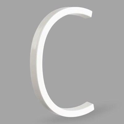 1 vnt 5 colių 125 mm plaukiojantis namo numeris, baltas aliuminio lydinio numeris ir raidė, metalinė adreso plokštelė, lauko durų numeris brūkšninis pasvirasis brūkšnys #0-9