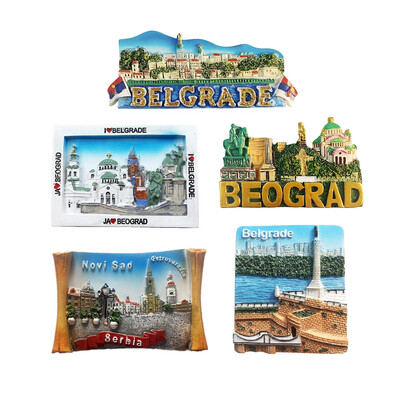 Europa Srbija Glavni grad Beograd Magnet Turistički suveniri Hladnjak Magnetske naljepnice Dekoracija Članci Pokloni za putovanja