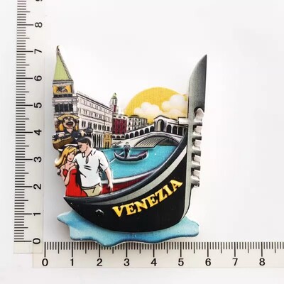 Benátky Watertown Taliansko David Kreatívne pamiatky Cestovanie suvenír Dekoratívne remeslá Florencia magnet na chladničku nálepka