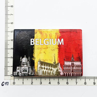 Živicový magnet na chladničku Brusel Belgicko Kreatívne suveníry Dekorácia Magnetická nálepka na chladničku Dekorácia domácnosti
