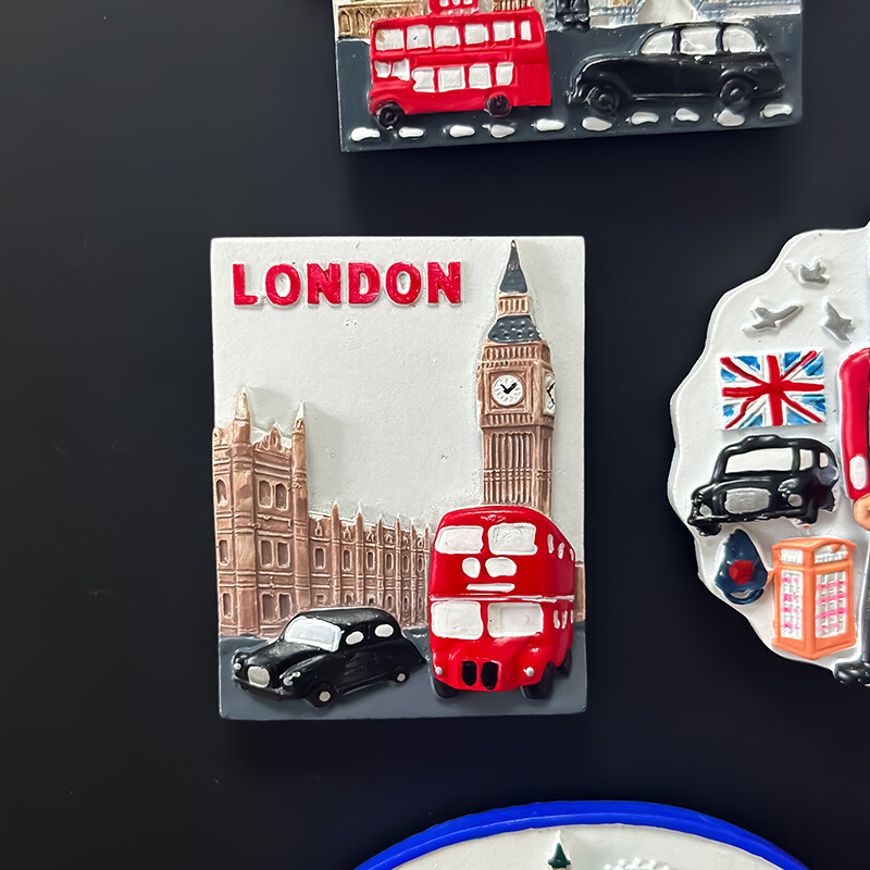 Magnet na chladničku Anglicko Londýn Cubs London Eye London Bridge Magnet na chladničku Magnetická chladnička Suveníry Dekorácie do domácnosti