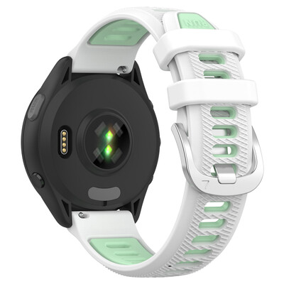 Νέα ζώνη ρολογιού 18 20 22 χιλιοστών για Garmin Forerunner 265 255 βραχιόλι επίσημη αγκράφα για Forerunner 255s 265s 245 645 55 158