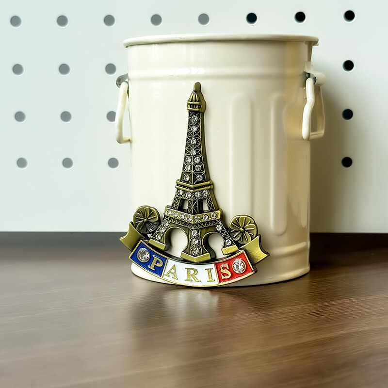 Хладилници Магнит Метал Франция Айфеловата кула Креативни сувенири Магнит за хладилник Магнит за хладилник Стикер Начало Декор Детски подарък