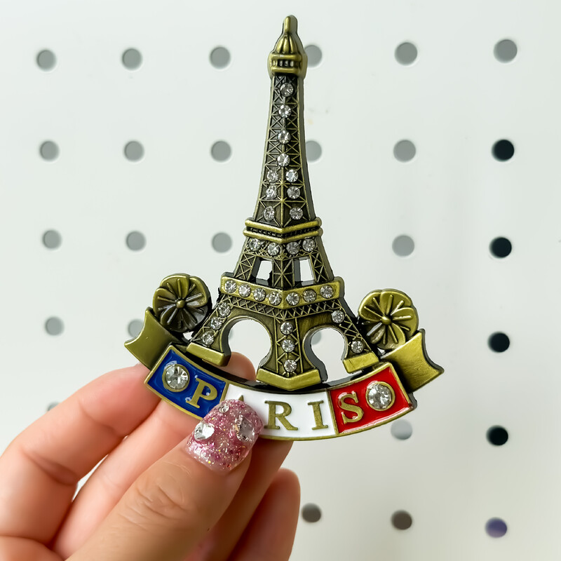 Хладилници Магнит Метал Франция Айфеловата кула Креативни сувенири Магнит за хладилник Магнит за хладилник Стикер Начало Декор Детски подарък