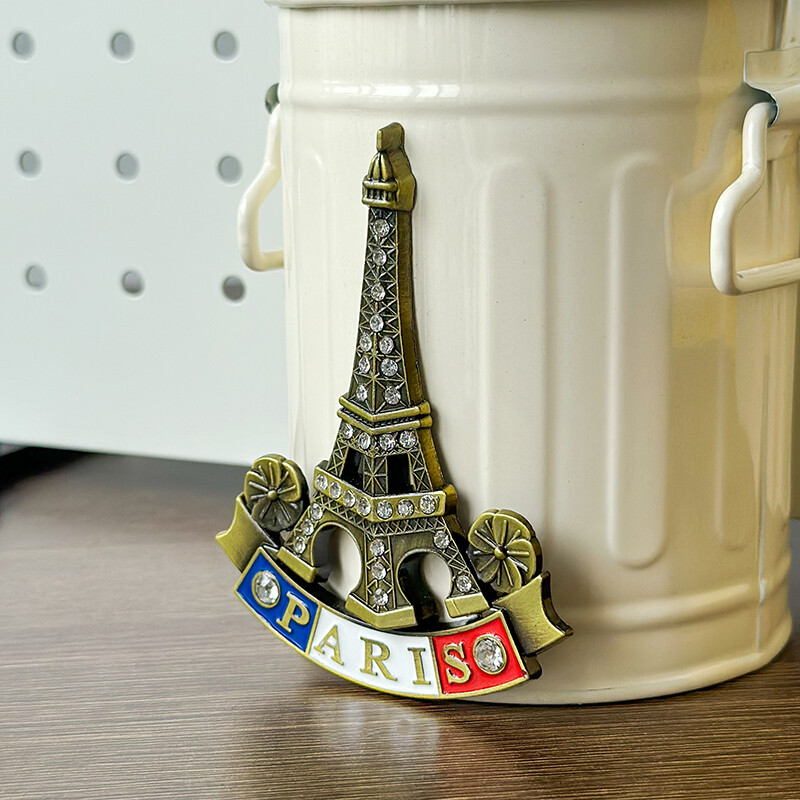 Хладилници Магнит Метал Франция Айфеловата кула Креативни сувенири Магнит за хладилник Магнит за хладилник Стикер Начало Декор Детски подарък
