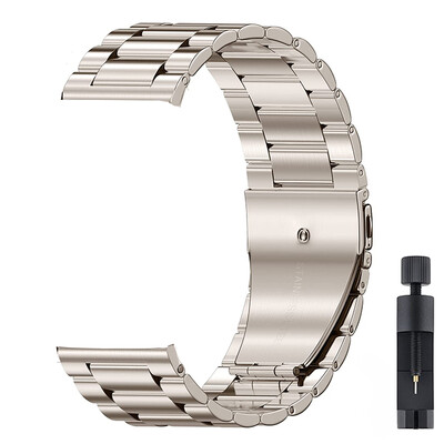 Rýchloupínací remienok na hodinky z nehrdzavejúcej ocele 18 mm 20 mm 22 mm 24 mm pre Samsung Galaxy Watch 6/5/4/3 pre Huawei Watch GT 2 3