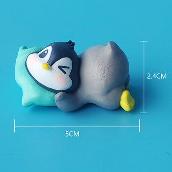 6 τμχ Cartoon Cute Penguin Baby Animal Model Κορεατική έκδοση του The Creative Doll Micro Landscape DIY Bonsai Small Ornaments Δώρο