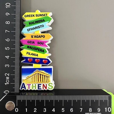 Grecia Suveniruri de călătorie Atena Acropole Partenon Templu Magneți pentru frigider Cadouri de nuntă Autocolante frigorifice