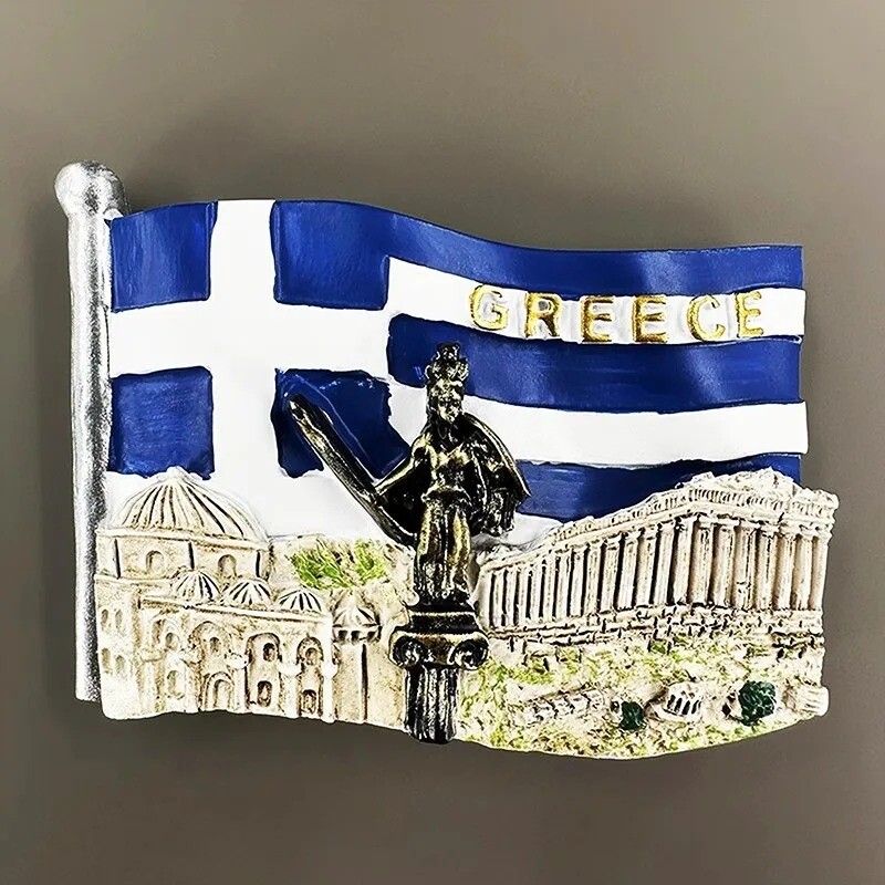 Grecia Suveniruri de călătorie Atena Acropole Partenon Templu Magneți pentru frigider Cadouri de nuntă Autocolante frigorifice