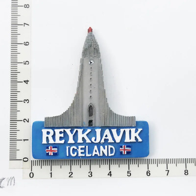 Magneți pentru frigider Islanda Reykjavik Suveniruri de călătorie Tablou cu mesaje Autocolante magnetice Decorarea casei Cadouri de naștere de nuntă