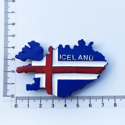 Magneți pentru frigider Islanda Reykjavik Suveniruri de călătorie Tablou cu mesaje Autocolante magnetice Decorarea casei Cadouri de naștere de nuntă