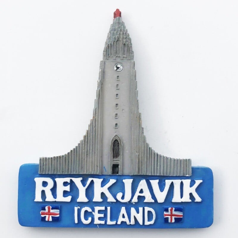 Magneți pentru frigider Islanda Reykjavik Suveniruri de călătorie Tablou cu mesaje Autocolante magnetice Decorarea casei Cadouri de naștere de nuntă