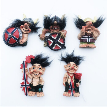 Europe Norway 3D Fridge Magnets Souvenir Refrigerator Magnets Συλλογή αυτοκόλλητων Άρθρα διακόσμησης χειροτεχνίας