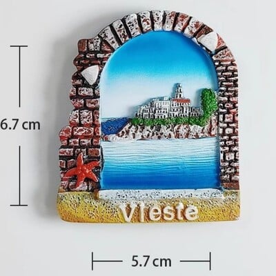 Италия Тоскана Пътуващи сувенири Пиза Магнити за хладилник Сицилия Тропеа Наполи Орвието Матера Падуа Стикери за хладилник Сватбени подаръци