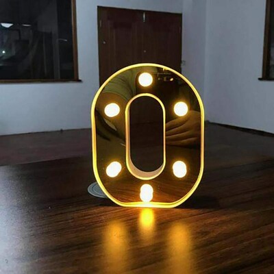 Luxusné abecedné písmenové LED svetlá, svietiace číslo, batériové nočné svetlo pre domácu svadbu, narodeniny, vianočnú párty dekoráciu