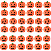 20p gyanta mini Halloween sütőtök miniatűr sütőtök lapos hátú modell barkács Ajándékok Díszítés Kézműves kiegészítők Halloween lakberendezés