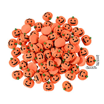 20p Ρητίνη Mini Halloween Pumpkin Μινιατούρα κολοκύθας Flatback Μοντέλο DIY Δώρα Διακοσμητικά αξεσουάρ χειροτεχνίας Απόκριες διακόσμηση σπιτιού