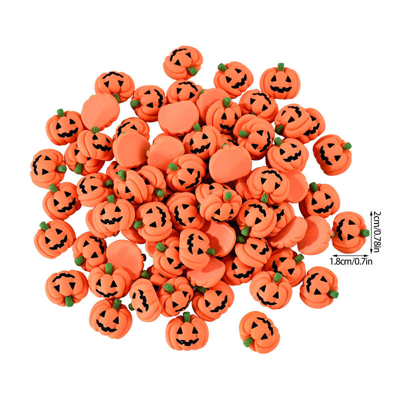 20p gyanta mini Halloween sütőtök miniatűr sütőtök lapos hátú modell barkács Ajándékok Díszítés Kézműves kiegészítők Halloween lakberendezés