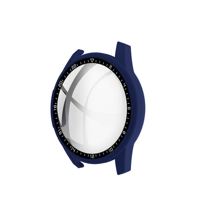 Ochranné puzdro z tvrdeného skla s PC stupnicou pre Huawei Watch GT 2 46 mm, chránič obrazovky, príslušenstvo pre inteligentné hodinky