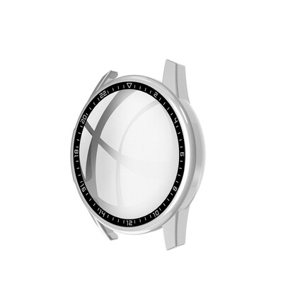 Ochranné puzdro z tvrdeného skla s PC stupnicou pre Huawei Watch GT 2 46 mm, chránič obrazovky, príslušenstvo pre inteligentné hodinky