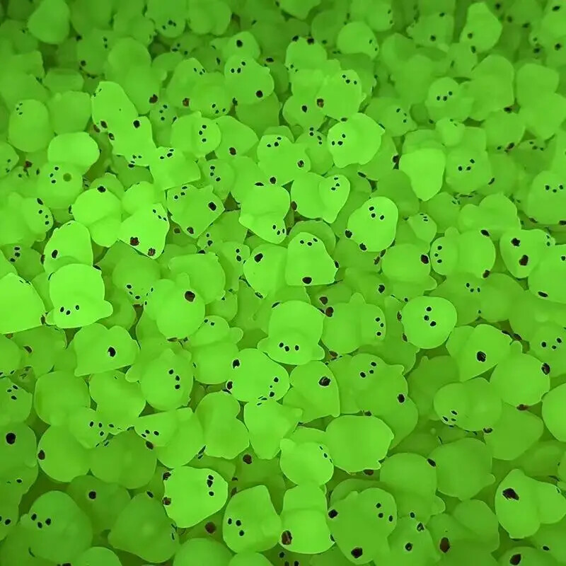 Egy csomag 20 db aranyos sárga kövér csirke asztali díszek, óvodai ajándékok, apró ajándékok, gyanta dekoratív mini kacsa