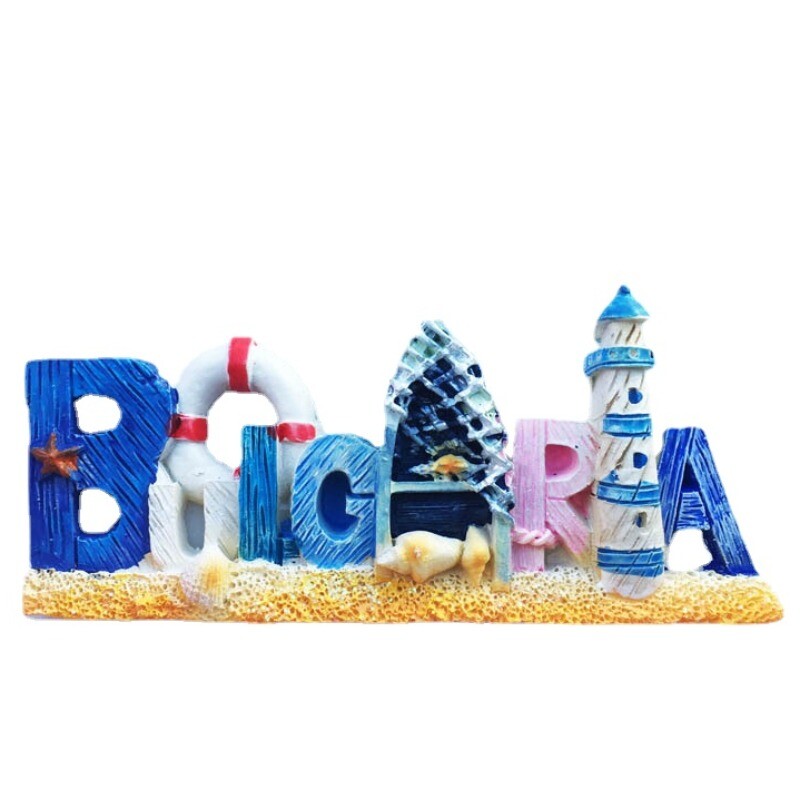 Bulgaria Magneti Frigider Suveniruri de călătorie Decor pentru casa Nunta Cadouri de Crăciun Autocolante magnetice pentru frigider Autocolante foto de perete