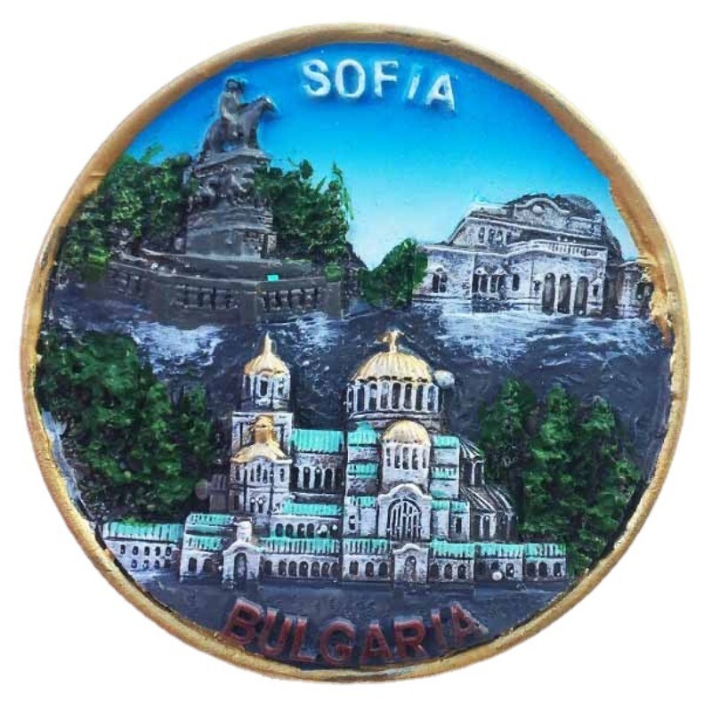 Bulgaria Magneti Frigider Suveniruri de călătorie Decor pentru casa Nunta Cadouri de Crăciun Autocolante magnetice pentru frigider Autocolante foto de perete