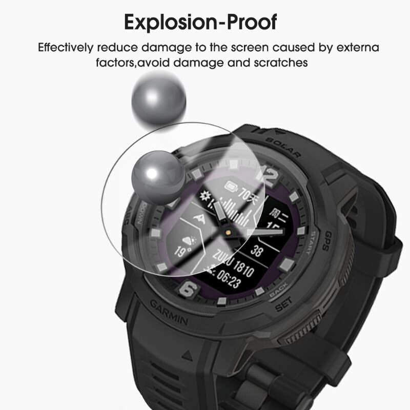 Pentru Garmin Instinct Crossover Protector de ecran HD din sticla securizata Film transparent anti-zgarieturi pentru accesoriu Instinct Crossover