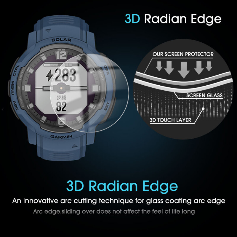 Pentru Garmin Instinct Crossover Protector de ecran HD din sticla securizata Film transparent anti-zgarieturi pentru accesoriu Instinct Crossover