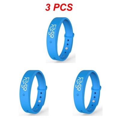 1/3PCS Θερμόμετρα Παρακολούθησης Θερμοκρασίας Σώματος Έξυπνο Βραχιόλι Ρολόι Smartband Fitness Αδιάβροχο Smart Band