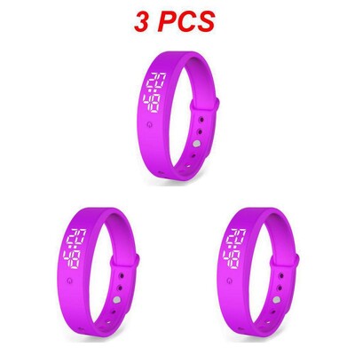 1/3PCS Θερμόμετρα Παρακολούθησης Θερμοκρασίας Σώματος Έξυπνο Βραχιόλι Ρολόι Smartband Fitness Αδιάβροχο Smart Band