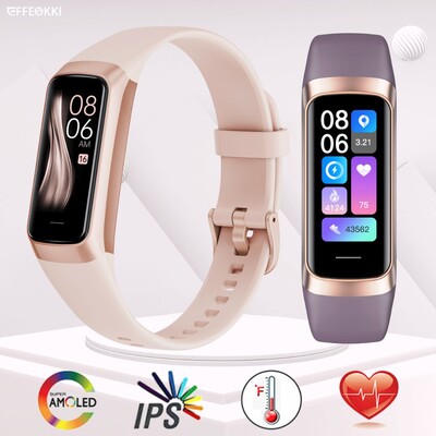 Bărbați Femei Pedometru Sport Fitness Tracker Amoled Smart Band Pro Ceas de sânge pentru ritm cardiac IP67 Brățară inteligentă rezistentă la apă