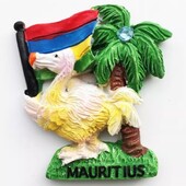 Maurícijské magnety na chladničku Dodo, turistické suveníry, Raphus cucullatus, nálepky na chladničku, bytové dekorácie, svadobné darčeky k narodeninám