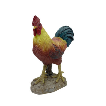 Simulation Rooster Hen Figurines Διακοσμητικά κήπου Multipose Creative Art Αυλή Άγαλμα κοτόπουλου Χειροτεχνία Μεγάλη Διακόσμηση σπιτιού