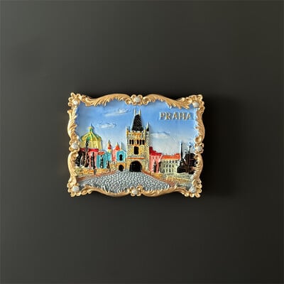Magnety na chladničku Dánsko Česká republika Praha Francúzsko Notre-Dame de Paris Tyčinky na chladničku Živicové magnety na chladničku Suveníry