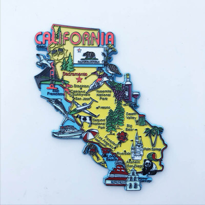 Statele Unite ale Americii Suveniruri de călătorie California Magneți pentru frigider Cadouri de Crăciun Autocolante pentru frigider Philadelphia Decorare pentru casă