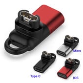 Προσαρμογέας φορτιστή Fenix 7X για Garmin Venu 3/ 3S Smartwatch Connector Charging for Fenix 5 6/ Instinct 2 2X/ Vivoactive 3 4 Type C