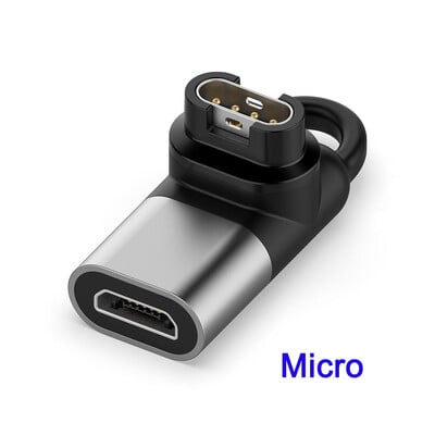 Προσαρμογέας φορτιστή Fenix 7X για Garmin Venu 3/ 3S Smartwatch Connector Charging for Fenix 5 6/ Instinct 2 2X/ Vivoactive 3 4 Type C