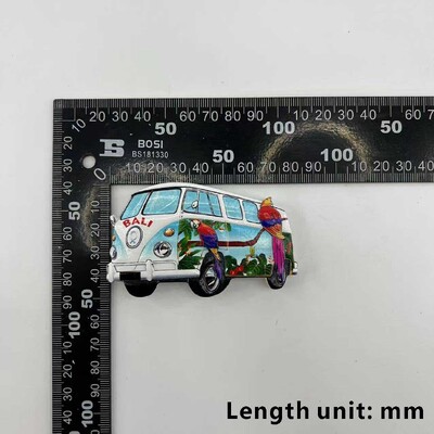Indonézia Bali Magnety na chladničku Cestovné suveníry Trojrozmerné dekoratívne remeslá Živica Ručne maľovaný magnet Darček na narodeniny