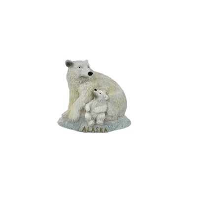 USA, Florida, Alaszka, hűtőmágnesek, Panama City Beach Upside Down House utazási ajándéktárgyak 3D gyanta mágneses szobadekoráció