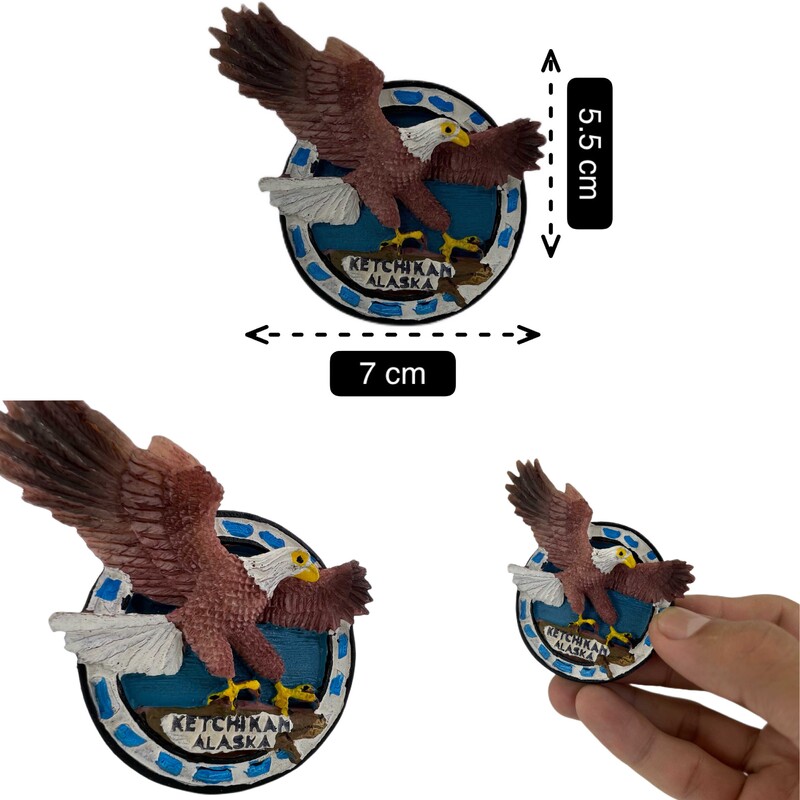 USA, Florida, Alaszka, hűtőmágnesek, Panama City Beach Upside Down House utazási ajándéktárgyak 3D gyanta mágneses szobadekoráció