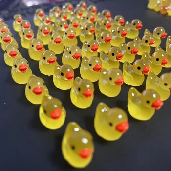 50 ΤΕΜ. Λαμπερή μίνι ρητίνη Little Ducks Moss Microlandscape Μινιατούρα ειδώλια πάπιας Νεράιδα αξεσουάρ κήπου Διακόσμηση σπιτιού