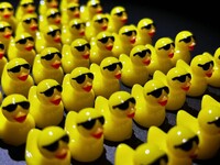 50-100 ks miniatúr žlté kačky s okuliarmi mini kačka živica mikro krajinná dekorácia rozprávková záhrada kawaii príslušenstvo