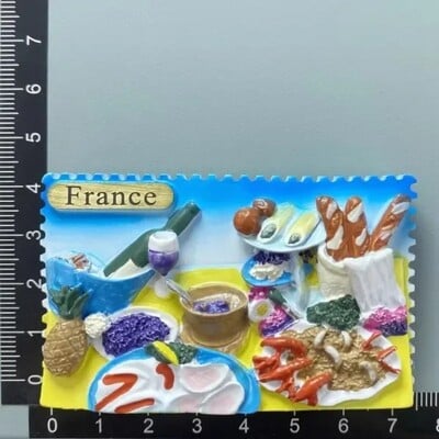 Francúzsko Magnety na chladničku Saint Tropez Alsasko Colmar Cestovné suveníry Svadobné narodeninové darčeky Fotomagnetické nálepky na stenu