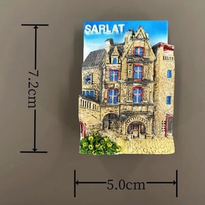 Francúzsko Magnety na chladničku Saint Tropez Alsasko Colmar Cestovné suveníry Svadobné narodeninové darčeky Fotomagnetické nálepky na stenu