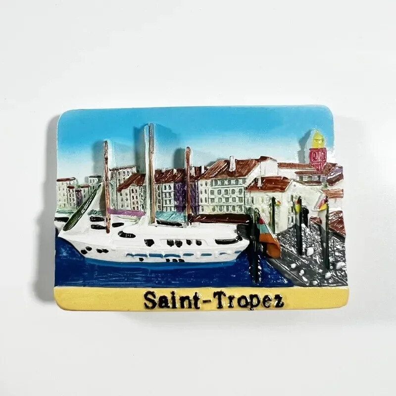 Francúzsko Magnety na chladničku Saint Tropez Alsasko Colmar Cestovné suveníry Svadobné narodeninové darčeky Fotomagnetické nálepky na stenu